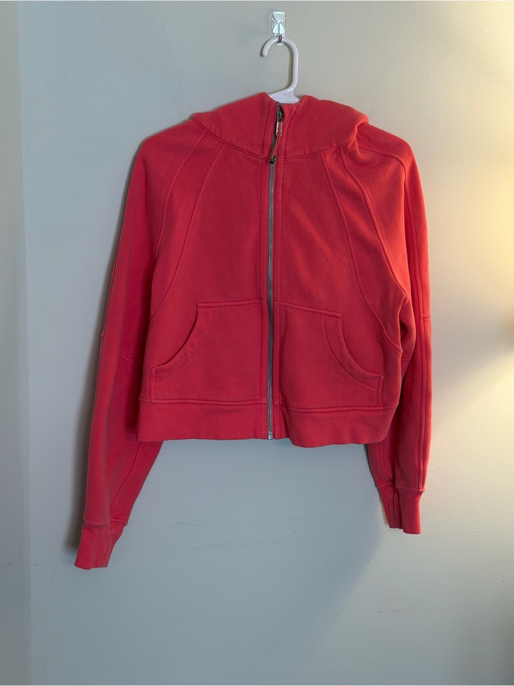 326. Lululemon Oversized Full-Zip Cropped Scuba Hoodie size XS/S